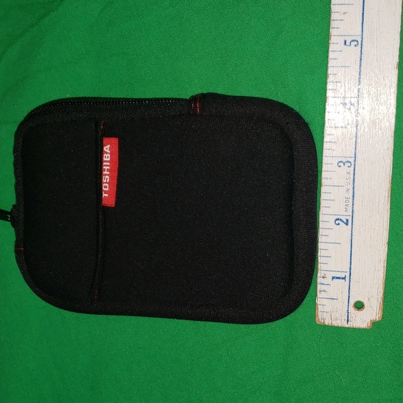 Toshiba Small Gadget Zip Pouch Bag 4"x5.5" - Picture 6 of 7